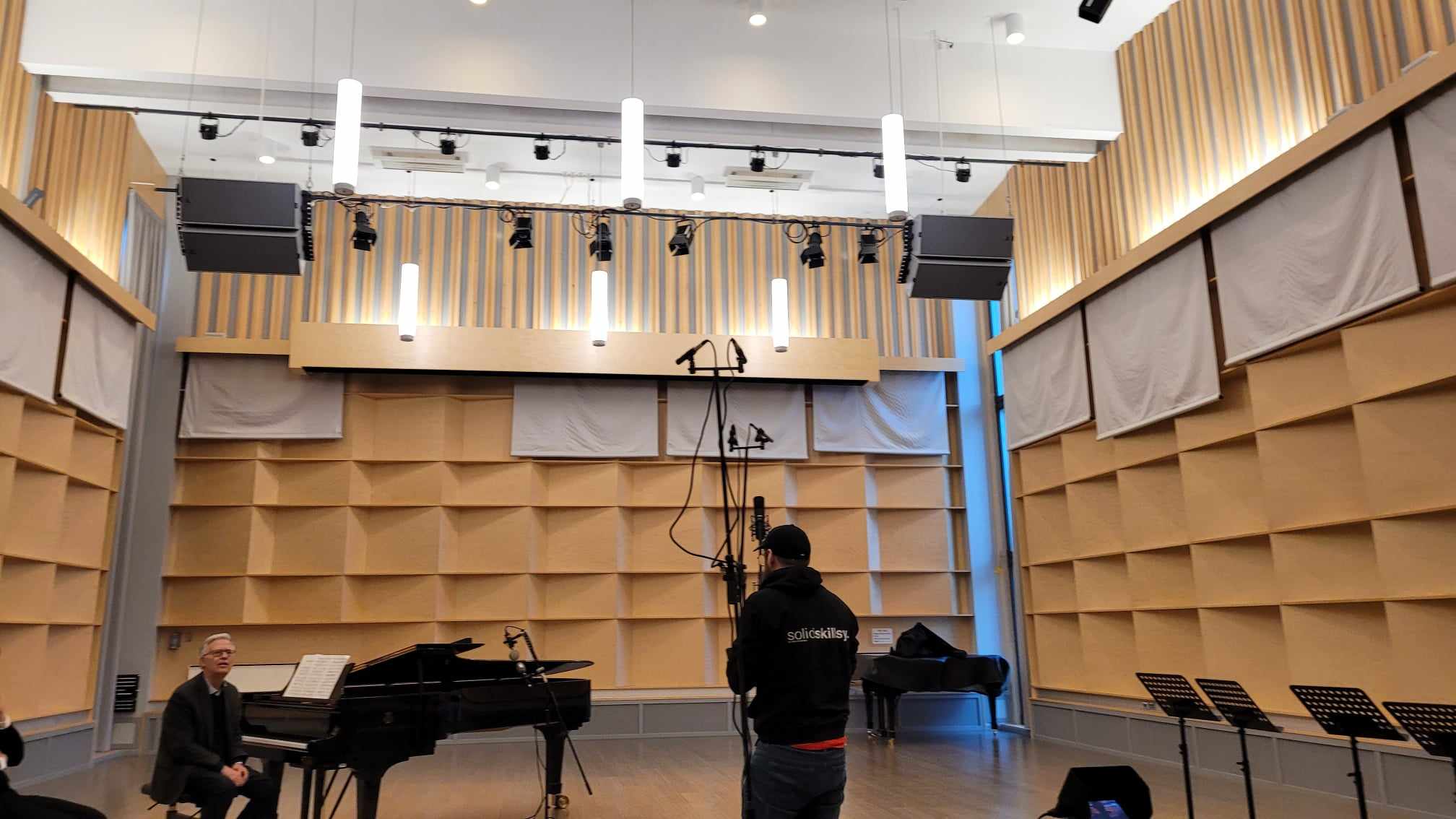 Setting up a location recording session